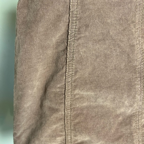 Free People brown corduroy mini skirt size 0 - Picture 3 of 5